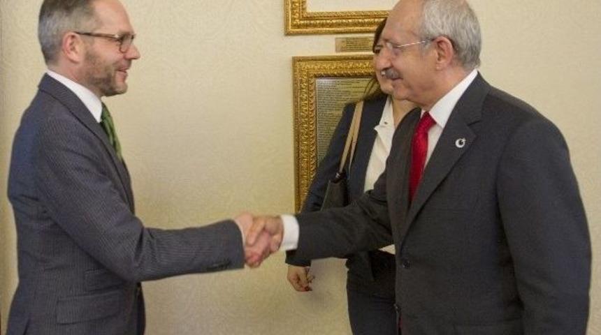 Alman Bakan Roth, Kılı&ccedil;daroğlu&rsquo;nu Ziyaret Etti