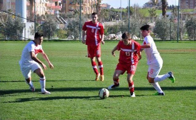 Türkiye U15 Milli Takımı Sırbistan'ı 3-0 Yendi