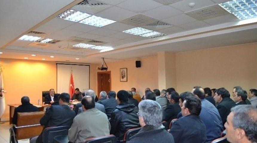 Başkan B&uuml;y&uuml;kyapıcı, Muhtarlarla Bir Araya Geldi