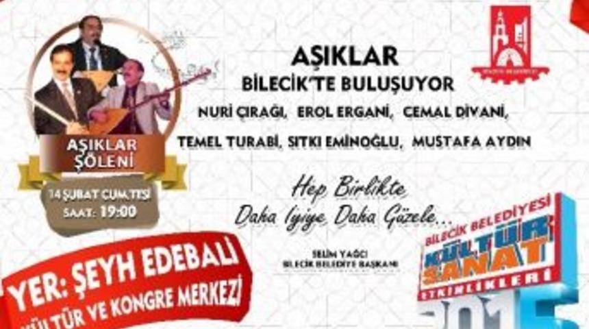Aşıklar Bilecik&rsquo;te Buluşuyor