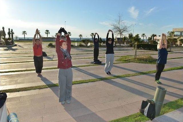 Konyaaltı’nda Sabah Sporu Büyük İlgi Görüyor