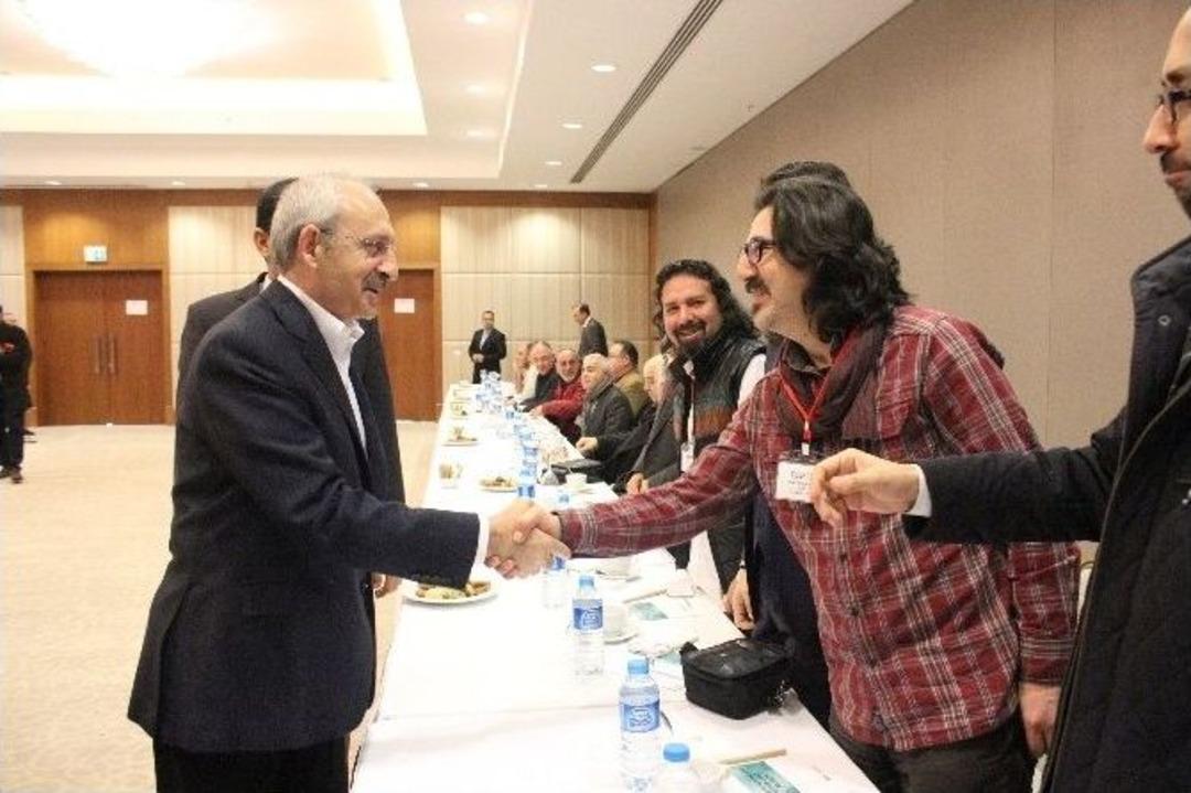 Chp Genel Başkanı Kılı&ccedil;daroğlu Yerel Sanat&ccedil;ılarla Buluştu