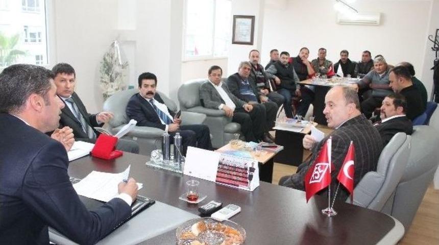 Kasaplar, B&uuml;y&uuml;kşehir Belediyesi Yetkilileri İle Bir Araya Geldi