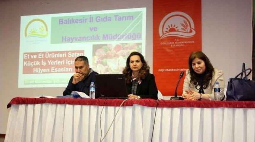 Balıkesir&rsquo;de Kasaplara Eğitim Verildi
