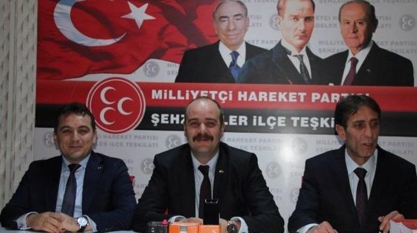 Mhp&rsquo;li Aday Adayı Eryılmaz&rsquo;dan Şehzadeler İl&ccedil;e Teşkilatına Ziyaret