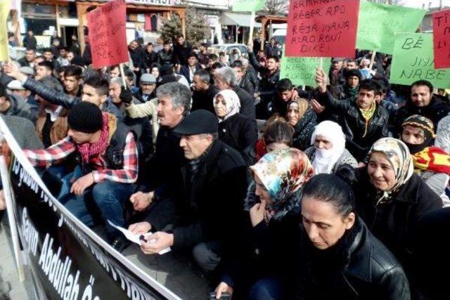 Erciş'te, Öcalan'ın Yakalanışının 16 Yıldönümünde Protesto