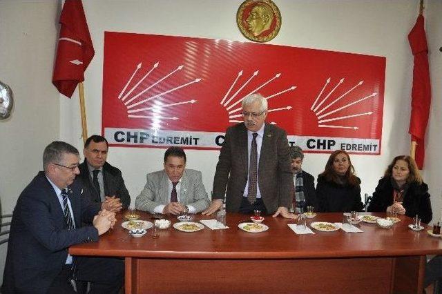 Başkan Kamil Saka’dan Chp İlçe Başkanı Enligün’e Hayırlı Olsun Ziyareti