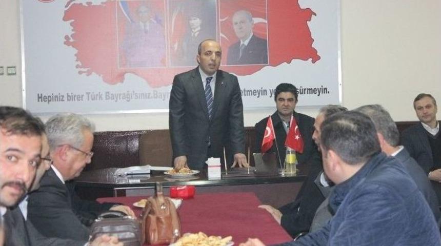 Maşalacı, Mhp Taşk&ouml;pr&uuml; İl&ccedil;e Teşkilatını Ziyaret Etti