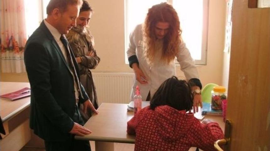 Kaymakam Tanrıkulu, Rehabilitasyon Merkezini Ziyaret Etti