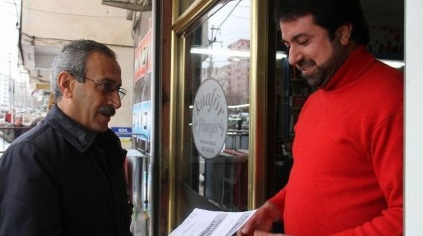 Diyarbakır&rsquo;da 15 Şubat Y&uuml;r&uuml;y&uuml;ş&uuml; İ&ccedil;in Bildiri Dağıtıldı