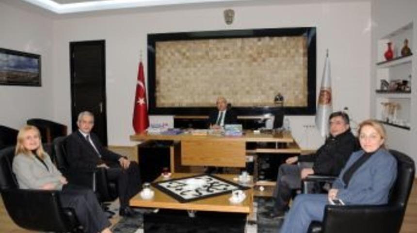 Afdider &Uuml;yelerinden Başkan &Ccedil;oban&rsquo;a Ziyaret