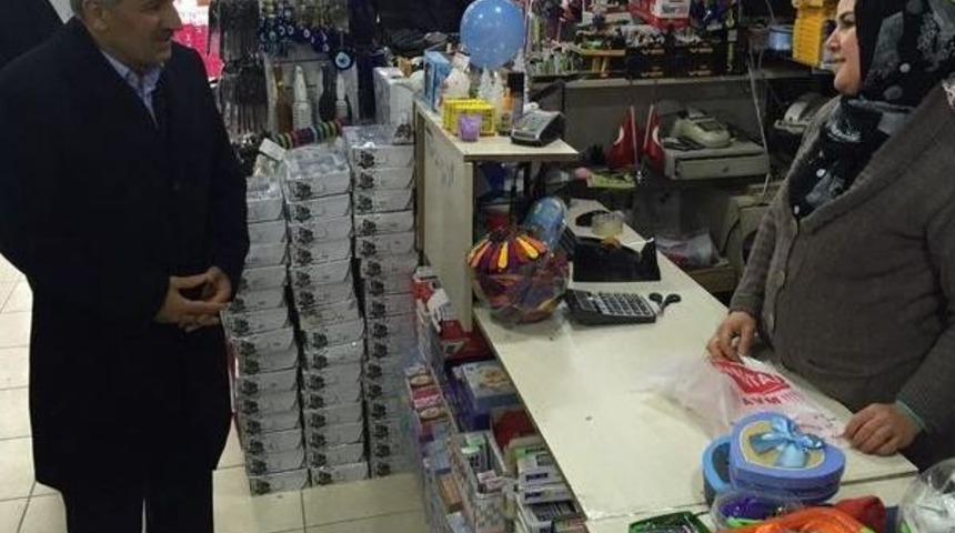 Milletvekili Şahin, Esnafları Ziyaret Etti