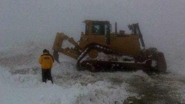 Hatay'da Kar Nedeniyle 40 Işçi Şantiyede Mahsur Kaldı