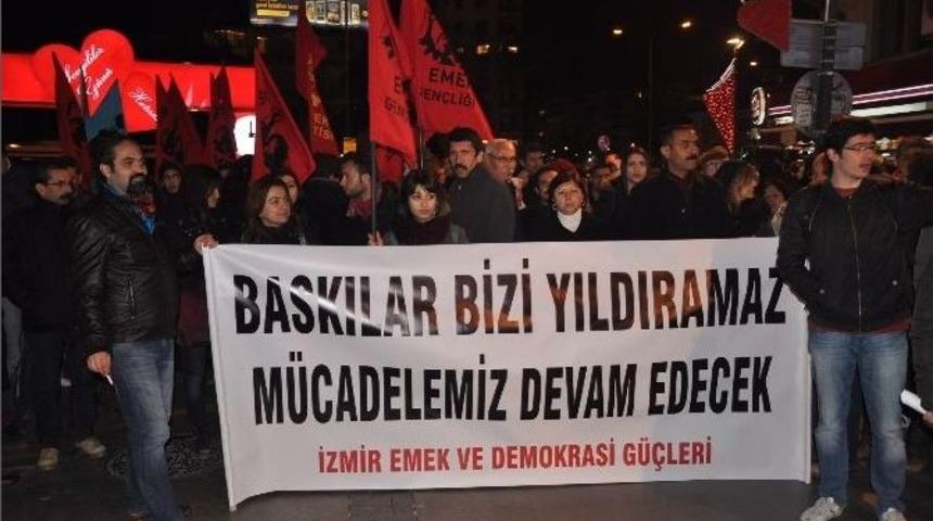 İzmir&rsquo;deki &rsquo;laik Ve Bilimsel Eğitim&rsquo; Eylemi