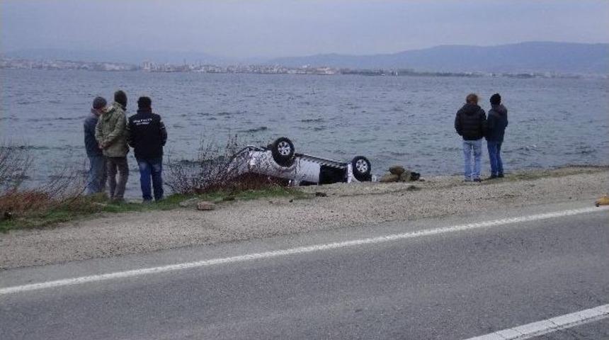 Kamyonet Denize U&ccedil;tu; 1 Yaralı