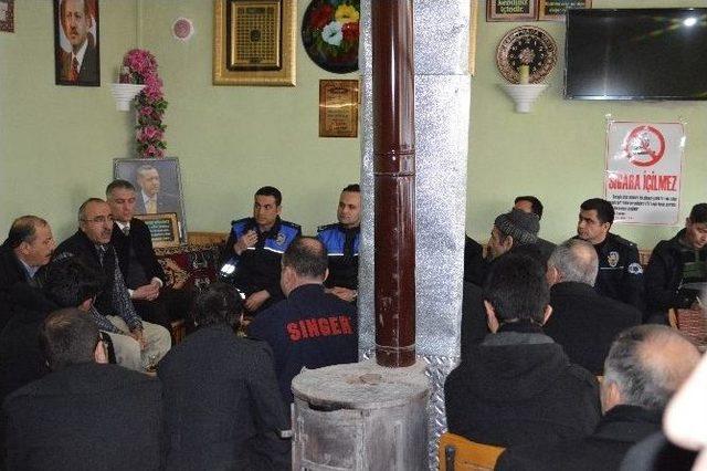 Erzincan Emniyetiyle İnönü Mahallesinde Huzur Toplantısı