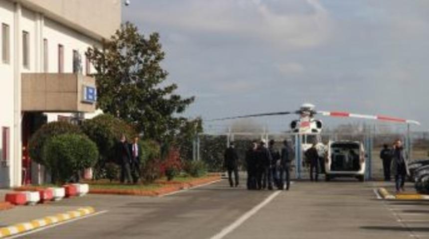 Başbakan Davutoğlu Samsun&rsquo;dan Helikopterle Ordu&rsquo;ya Ge&ccedil;ti