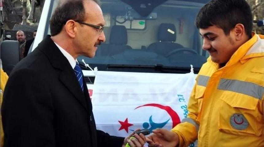 Uşak 112 Acil Sağlık Hizmetlerine Ambulans Takviyesi