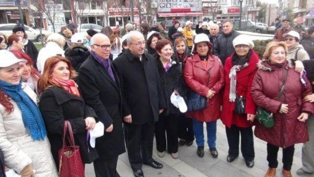 Dans Ederek ‘Kadına Şiddete Hayır’ Dediler