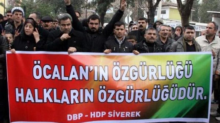 Viranşehir Ve Siverek'te &Ouml;calan'ın Yakalanması Protesto Edildi