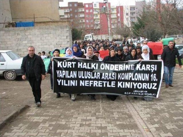 Viranşehir Ve Siverek'te Öcalan'ın Yakalanması Protesto Edildi