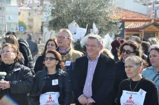 Sevgililer Gününde Kadına Şiddete Danslı Protesto