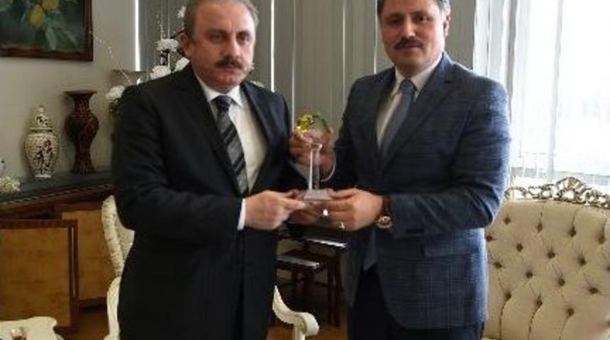 Ak Parti Genel Başkan Yardımcısı Şentop Başkan &Ccedil;akır&rsquo;ı Ziyaret Etti
