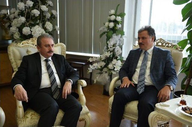 Ak Parti Genel Başkan Yardımcısı Şentop Başkan &Ccedil;akır&rsquo;ı Ziyaret Etti 1