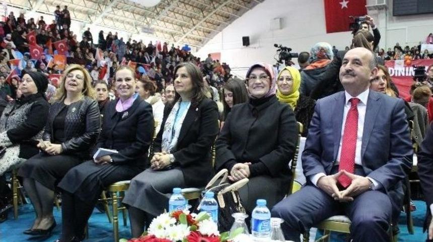 M&uuml;ezzinoğlu, Edirne&rsquo;de Partisinin Kadın Kolları 4. Olağan Kongresi&rsquo;ne Katıldı