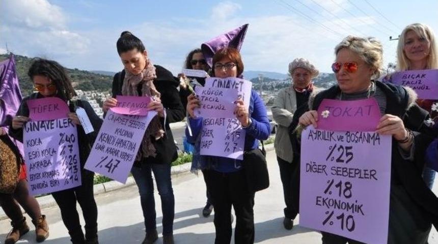 Sevgililer G&uuml;n&uuml;nde &Ouml;ld&uuml;r&uuml;len Kadınları Andılar