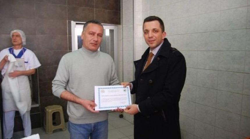 Malkara İl&ccedil;e Tarım M&uuml;d&uuml;r&uuml; Erbaş&rsquo;tan Fırıncılara Teşekk&uuml;r Belgesi