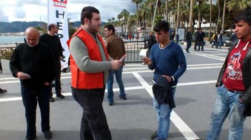 Marmaris'te &Ouml;zgecan Eylemi