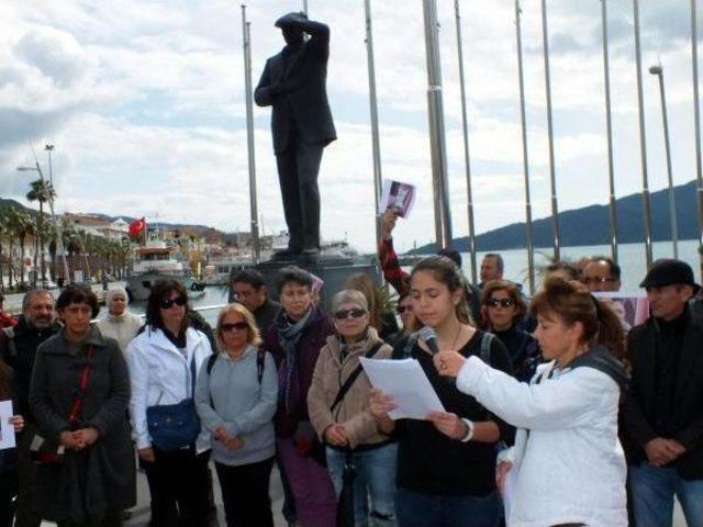 Marmaris'te Özgecan Eylemi