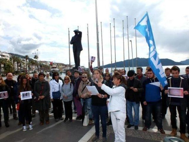 Marmaris'te Özgecan Eylemi