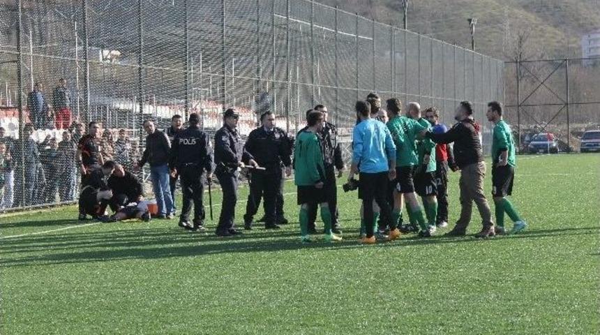 Giresun&rsquo;da Amat&ouml;r Ma&ccedil;ta Kavga