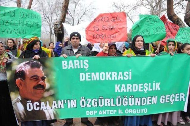 Gaziantep'te Dbp'lilerden Öcalan Protestosu