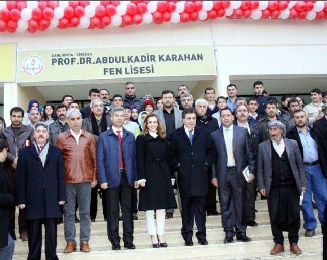 Ak Parti Milletvekili Karahan Uslu, Babasının Adını Taşıyan Okulun Açılışını Yaptı