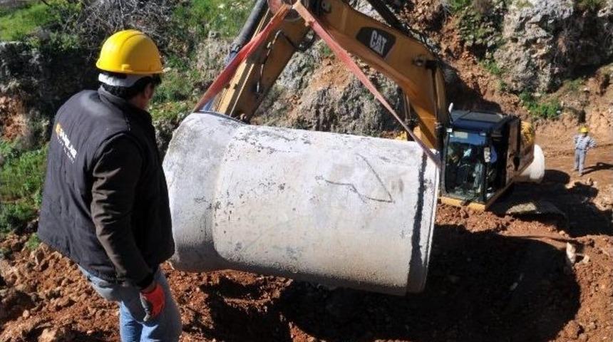 Kepez&rsquo;den Yağmur Suyu Drenaj Hattı &Ccedil;alışması Başladı