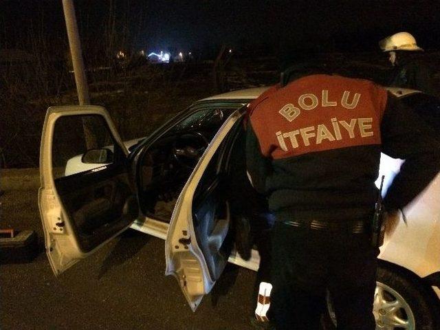 Bolu’da Trafik Kazası: 1 Yaralı