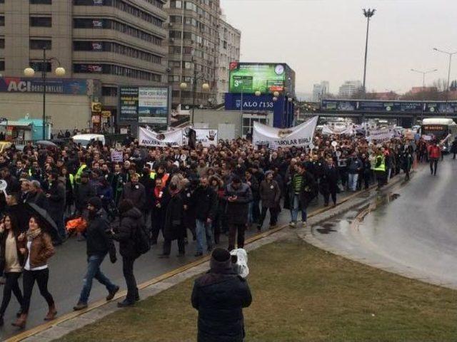 İç Güvenlik Yasa Tasarısı'nı Protesto Eden Avukatlardan Meclis'e Yürüdü