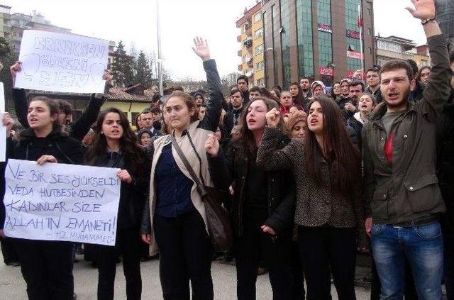 Vahşi Cinayet Rize’de Kınandı