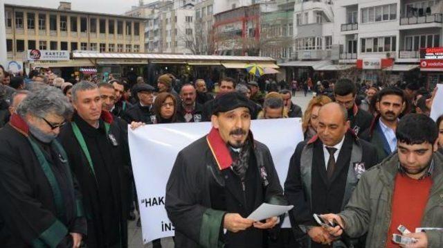 Gaziantep'te Avukatlardan 'iç Güvenlik Paketi' Protestosu