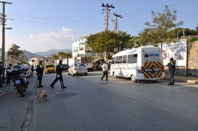 Bodrum’da Öğrenci Servisleri Denetlendi