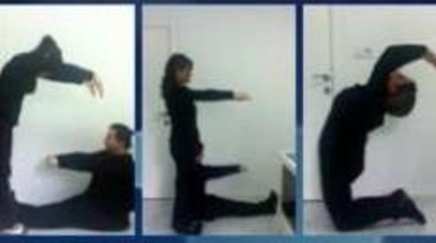 Bedenleriyle '&ouml;zgecan' Yazıp Şiddeti Protesto Ettiler