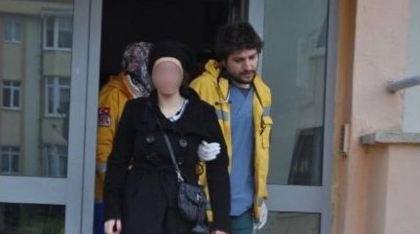 Polisi G&ouml;ren Hayat Kadını İkinci Kattan Atladı