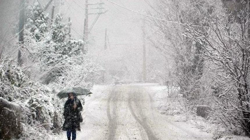 Zonguldak&rsquo;ta Kar Yağışı Yeniden Başladı