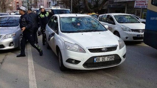 Başkent’te Sürücü Kaçtı, Polis Kovaladı