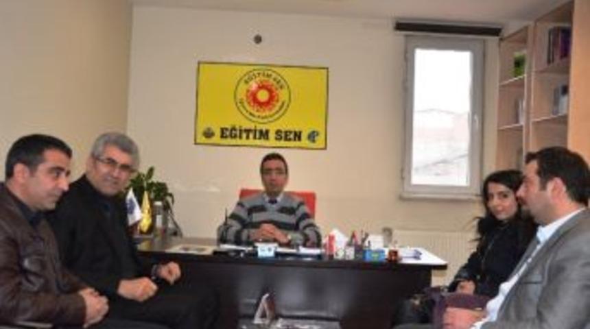 &Ccedil;avder, Eğitim Sen&rsquo;i Ziyaret Etti