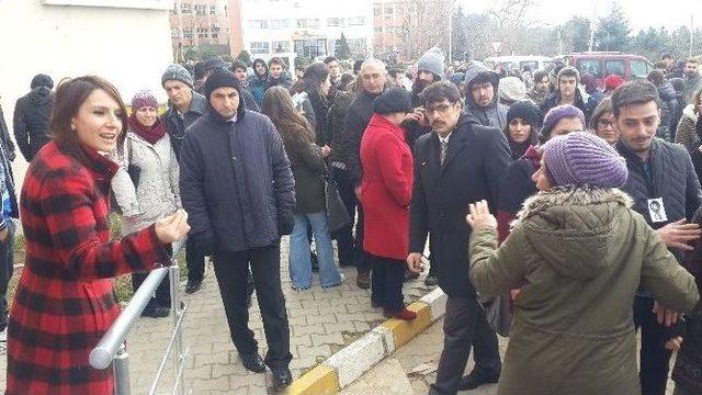 Özgecan Cinayeti Çomü’de Protesto Edildi