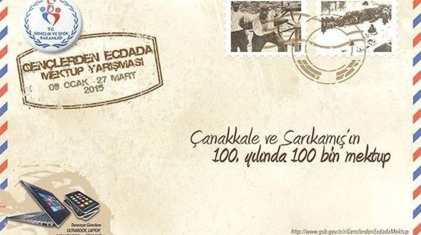 Gen&ccedil;lerden &rsquo;ecdada Mektup&rsquo; Yarışması Başladı